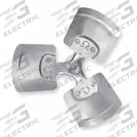 REVCOR Replacement Propeller: 18 in Propeller Dia., 1/2 in Bore Dia., 20° Pitch, 3 Blades, Aluminum (MPN OA1803-20 R)