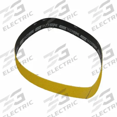 NORTON Sanding Belt: 2 in W x 48 in L, Ceramic, 36 Grit, Y Wt Polyester Backing - Cool-Cutting Sanding Belts for All Metals