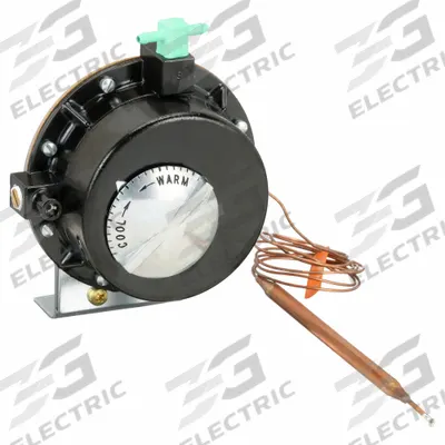 JOHNSON CONTROLS Pneumatic Thermostat: 60° to 150°F, 2 Pipes - Single-Temperature Remote-Bulb Sensor Thermostats