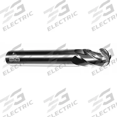 APPROVED VENDOR Ball End Mill: Carbide, 4 Flute, 5/32" Mill Dia, 1/2" LOC, 2" OAL (MPN CEM532B4) - General Purpose Carbide Ball End Mills