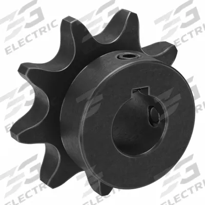 TRITAN Roller Chain Sprocket: 50, For 5/8 in Chain Pitch, 5/8 in Bore Dia, 9 Teeth - Size 50 Fixed-Bore Roller Chain Sprockets