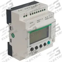 SCHNEIDER ELECTRIC Compact Smart Relay: (8) Discrete, (4) Relay, 100 to 240V AC (MPN SR2B121FU). Key specifications — Brand: SCHNEIDER; Clock Included: Clock Included; Number and Type of Inputs: (8) Discrete; Number and Type of Outputs: (4) Relay.