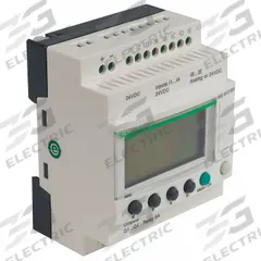 SCHNEIDER ELECTRIC Compact Smart Relay: (8) Discrete, (4) Relay, 100 to 240V AC (MPN SR2B121FU). Key specifications — Brand: SCHNEIDER; Clock Included: Clock Included; Number and Type of Inputs: (8) Discrete; Number and Type of Outputs: (4) Relay.