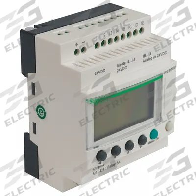 SCHNEIDER Compact Smart Relay: (8) Discrete, (4) Relay - Schneider Zelio Series Smart Relays