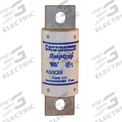 Semiconductor Fuse: A50P Series, Fast-Acting, 125 A, 500 V AC, 500 V DC DC Volt Rating (MPN A50QS125-4). Key specifications — Series: A50P; Brand: MERSEN; Voltage Type: AC/DC.