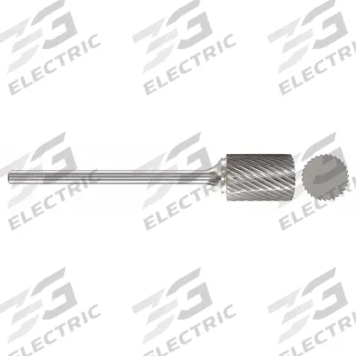 APPROVED VENDOR Carbide Bur: Cylinder, SA-5L6, Single Cut, 1/2" x 1" Head - Single-Cut Cylinder Burs