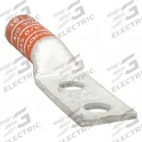 Compression Lug: For 3/0 AWG, Stranded Wire, 3/8 in Stud Size, Long, Copper Barrel (MPN YA272TC38). Key specifications — Inspection Hole: No; For Wire Type: Stranded; For Wire Sizes: 3/0 AWG; Brand: BURNDY; Manufacturer Part Number: YA272TC38.