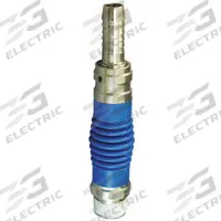 HANSEN Flex Air Fitting: 3/8 in Pipe Size, (M)NPT x Hose Barb, 3/8 in Barb Size (MPN FA37H37M)