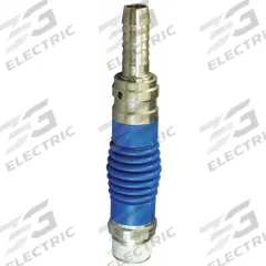 HANSEN Flex Air Fitting: 3/8 in Pipe Size, (M)NPT x Hose Barb, 3/8 in Barb Size (MPN FA37H37M)