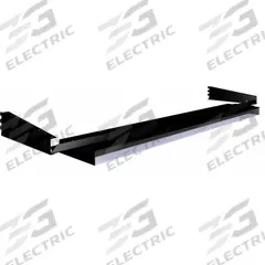 TENNSCO Light Fixture: 60 in Overall Wd, 13 1/2 in Overall Dp, Steel (MPN TWLB-60)