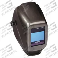 JACKSON SAFETY Welding Helmet: Auto-Darkening, 4 Arc Sensors, Black, W9 to W13, 3.8 in x 2.35 in (MPN 46151). Key specifications — Color: Black; Suspension Adjustment Type: Ratchet; Series: HLX 100; Viewing Area: 3.8 in x 2.35 in; Brand: JACKSON SAFETY; Grind Mode: Yes; Helmet Material: Polycarbonate; Helmet Type_Original: Auto-Darkening.