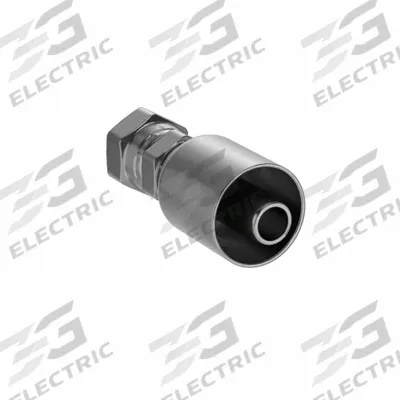 Parker Hydraulic Crimp Fitting: Steel x Steel, Straight, -10 For Hose Dash Size - Parker Crimp Hydraulic Hose Fittings with JIC Connection