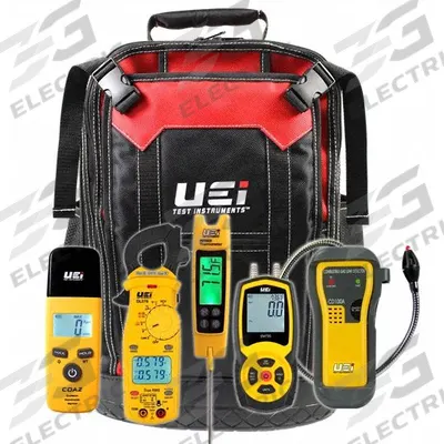 UEI TEST INSTRUMENTS Digital Multimeter Clamp On Kit: CAT III 600V - Clamp Meter & Additional Instrument Kits