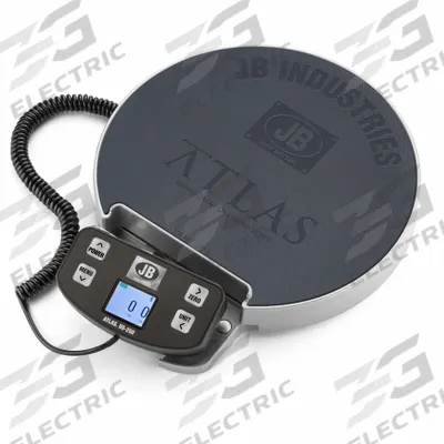 JB INDUSTRIES Charging Scale: 250 lb Max, Wired Handset Display, JB GO - Wireless Electronic Refrigerant Scales