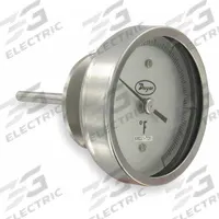DWYER Sanitary Dial Thermometer: 50°F to 300°F, +/- 1% Accuracy, 3 in Dial Dia, 4.5 in Stem Lg (MPN BT15S34561). Key specifications — Accuracy: +/- 1%; Brand: DWYER.