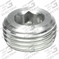 JW WINCO Threaded Plug: Stainless Steel, Metric Fine, M22x1.5 Thd, Internal Hex, 10 mm Drive Size (MPN 906-NI-M22X1.5-A). Key specifications — attr1303757: Stainless Steel; attr1303744: JW WINCO; attr1303766: M22x1.5; attr1303749: Internal Hex; attr1303767: Metric Fine.