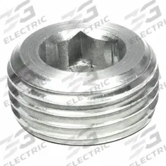 JW WINCO Threaded Plug: Stainless Steel, Metric Fine, M22x1.5 Thd, Internal Hex, 10 mm Drive Size (MPN 906-NI-M22X1.5-A). Key specifications — attr1303757: Stainless Steel; attr1303744: JW WINCO; attr1303766: M22x1.5; attr1303749: Internal Hex; attr1303767: Metric Fine.