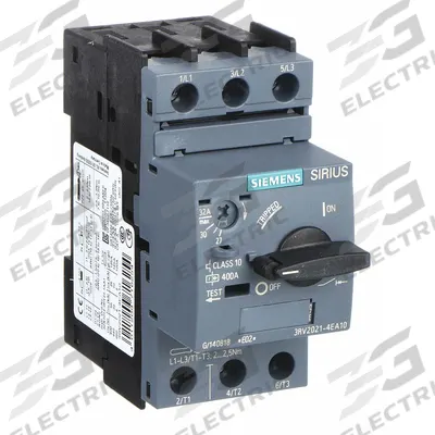 Siemens Manual Motor Starter: Non-Reversing, 3 Poles, 32 A, Thermal Protection - Non-Reversing Starters with Thermal Overloads