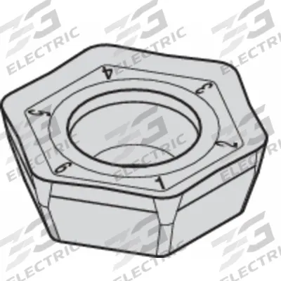 WIDIA Hexagon Milling Insert: HPGT225DZENGD, HPGT06T3DZENGD (MPN 5528978) - Machining