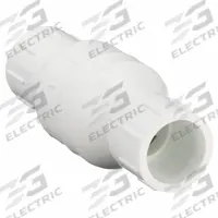 DAYTON Spring Check Valve: Inline Valve Body, 1 in Pipe Size, Socket x Socket, PVC, Female, Socket (MPN 4RG72). Key specifications — Brand: DAYTON; Poppet Material: Stainless Steel.