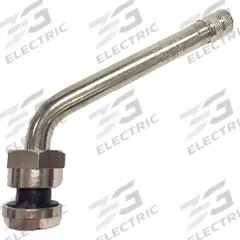 HALTEC Truck Valve: Grommet Seal Valve, Clamp-In, 60° Valve Stem Angle, L-Shape, Std Bore Valve Size (MPN TV-555D). Key specifications — Valve Type: Clamp-In; Thread Size: 0.305-32; Valve Shape: L-Shape; Color: Brass; Product Type: Grommet Seal Valve; Compatible Vehicle Type: Trucks; Material: Metal; Brand: HALTEC.