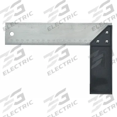 STANLEY Try/Miter Square: 5 1/8 in Base Lg, 5 1/8 in x 1 5/8 in, 8 in x 1 1/2 in - Try Squares