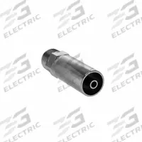 KURT Hydraulic Crimp Fitting: Carbon Steel, Straight, -4 For Hose Dash Size, Male x Male (MPN MP-04-06). Key specifications — Fitting Gender: Male x Male; Fitting Connection Type: NPT x Hose End; Thread Size: 3/8"-18; For Hose Dash Size: -4; Brand: KURT.