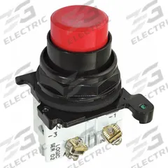 EATON Extended Push Button Operator: Non-Illuminated, Extended Profile, Metallic, 30 mm, 1NO (MPN E34EB2-53X). Key specifications — Brand: EATON; Action: Momentary; Series: E34; Push Button Material Type: Metallic.