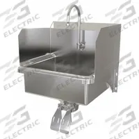 SANI-LAV Hand Sink: 1 Stations, 7 in Bowl Dp, 17 in Bowl Lg, 14 in Bowl Wd, Faucet Included, 16 ga (MPN 707). Key specifications — Includes Side Splash: Side Splash Included; Series: Stainless Steel Hand Wash Sink; Brand: SANI-LAV.