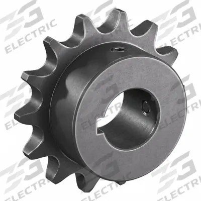 TRITAN Roller Chain Sprocket: 12B, For 3/4 in Chain Pitch, 30 mm Bore Dia, 14 Teeth - Size 12B Fixed-Bore Roller Chain Sprockets