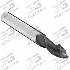 OSG Ball End Mill: Carbide, TiAlN Coated, 2 Flute, 3.5 mm Mill Dia, 12 mm LOC, 51 mm OAL (MPN HP421-1378-BN)