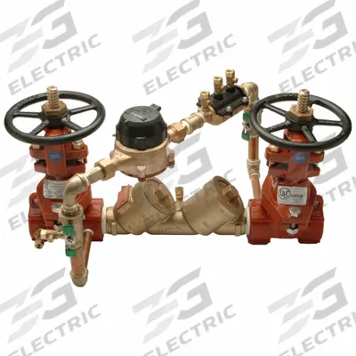 ZURN WILKINS Backflow Preventer: 950XLTDA, 2 in Pipe Size, FNPT, Bronze, For Water Media - Zurn Reduced-Pressure Zone Backflow Detectors