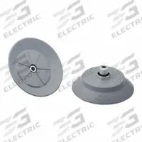 SCHMALZ Vacuum Pad Assembly: G1/4 in, 66.4 mm Pad Dia, NBR, 55 A, Gray, 22 mm Pad Ht (MPN 10.01.01.14057). Key specifications — attr1019168: 55 A; attr1019165: 10.01.01.14057; attr1019167: SCHMALZ; attr1019180: Gray.