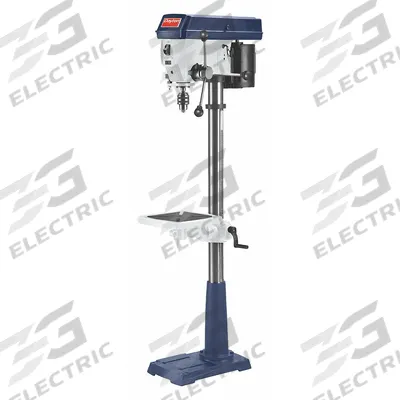 Dayton Floor Drill Press: Belt Drive, Fixed Speed, 240 RPM – 3,200 RPM, 120V AC /Single-Phase - Floor Stand Drill Presses with Manual Downfeed