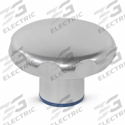 JW WINCO Hand Knob: Fluted, Stainless Steel, M8x1.25 Thread, 0.39 in Thread Lg - Hygienic Fluted Knobs with Threaded Hole