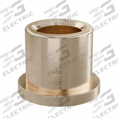 OILITE Flanged Sleeve Bearing: Bronze, SAE 841, 1/2 in Bore, 3/4 in OD, 3/4 in Lg - Lubricated General Purpose Metallic Flanged Sleeve Bearings