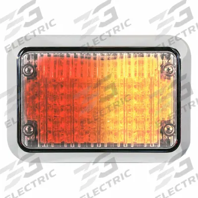 CODE 3 Perimeter Light: Emergency Vehicle Perimeter Light, Amber/Red, 6 W Watt - Emergency Vehicle Perimeter Lights