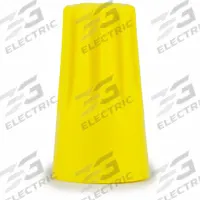 3M Twist-On Wire Connectors: Yellow, Wire Sizes 18 AWG – 12 AWG, 600 V, 100, PK (MPN H-33-POUCH). Key specifications — Brand: 3M; Maximum Wire Combination: (2) 14 AWG with (2) 18 AWG; Manufacturer Part Number: H-33-POUCH; Minimum Wire Combination: (4) 22 AWG.