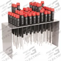WIHA Precision Screwdriver Set: 21 or More Pieces, 50 Pieces, Hex/Phillips/Slotted/Torx Tip, Rack (MPN 92190). Key specifications — attr1205274: WIHA; attr1205269: 2 mm.