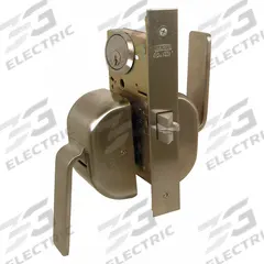 LIFE SAVER Door Lockset: Classroom Paddle Locksets, Stainless Steel, ADA Compliant (MPN 5PDGG/32D)