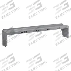 TENNSCO Electrical Shelf Riser: 72 in Overall Wd, 15 in Overall Dp, Gray, Carbon Steel, Steel, 12 in (MPN RE-1572). Key specifications — Includes Mounting Hardware: Yes; Color: Gray.