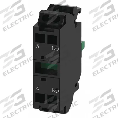Siemens Contact Block: 22 mm Panel Mounting Size, 1NO, Momentary, 3SU1 Series - Contact Blocks