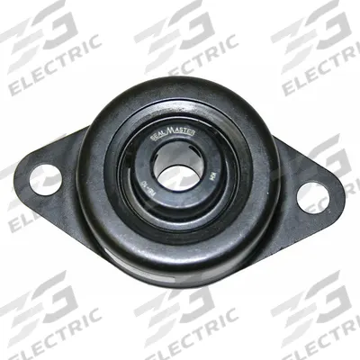 SEALMASTER 2 Bolt Flange Bearing: Radial Ball, 1/2 in Bore, Steel, Set Screws - Stamped Steel Flange-Mount Ball Bearings