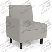 SAFCO PRODUCTS Right Arm Modular Seating: Light Gray, 27 in Overall Wd, 24 in Overall Dp (MPN MISSARDT15). Key specifications — Brand: SAFCO PRODUCTS.