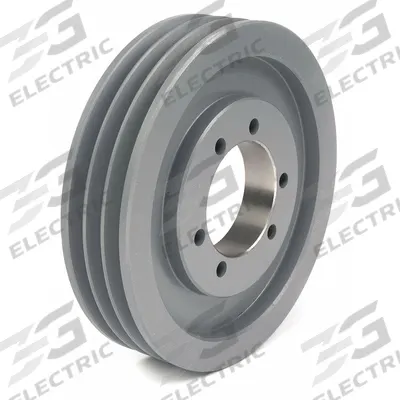 APPROVED VENDOR V-Belt Pulley: C110, 3 Groove, 11.4 in OD, Bushed Bore - Bushed-Bore Cast-Iron V-Belt Pulleys