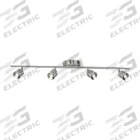 LED Fixed Rail: 36 3/8 in Lg, 1,800 lm_2,600 lm, 3000K, Satin Nickel, Frosted, 26 W, 120V AC (MPN CRRF4450L30SN). Key specifications — attr1262345: Satin Nickel; attr1262315: AFX INC.; attr1262319: Frosted; attr1262317: 3000K; attr1262346: 120V AC.