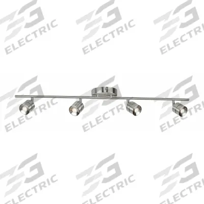 LED Fixed Rail: 36 3/8 in Lg, 1,800 lm_2,600 lm, 3000K, Satin Nickel, Frosted - Core Series Fixed Rail Lights