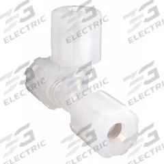 PARGRIP Compression Tee Fitting: 3/8 in OD x 3/8 in OD x 3/8 in OD Size, PFA (MPN GTC-6). Key specifications — Series: Pargrip; Brand: PARGRIP; Standards: FDA Approved.