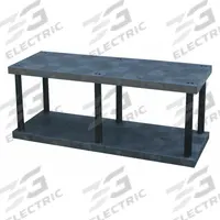 STRUCTURAL PLASTICS Plastic Shelving: 66 in x 24 in, 27 in Overall Ht, 2 Shelves (MPN ST6624B). Key specifications — Resistance Properties: Corrosion-Resistant; Frame Material: Plastic; Shelving Material: High Density Polyethylene; Brand: STRUCTURAL PLASTICS.