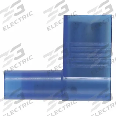 PANDUIT Wire Disconnect: Blue, Nylon, Full Coverage - Fully Insulated Flag Disconnects